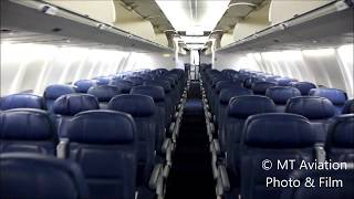 Delta 757-300 (75Y) cabin tour (classic blue)