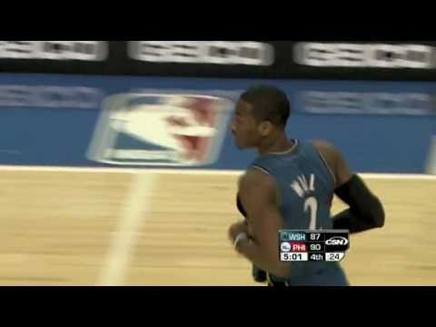 John Wall 18pts 14asts vs Sixers 5 Jan 2011