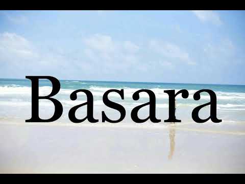 How To Pronounce Basara🌈🌈🌈🌈🌈🌈Pronunciation Of Basara