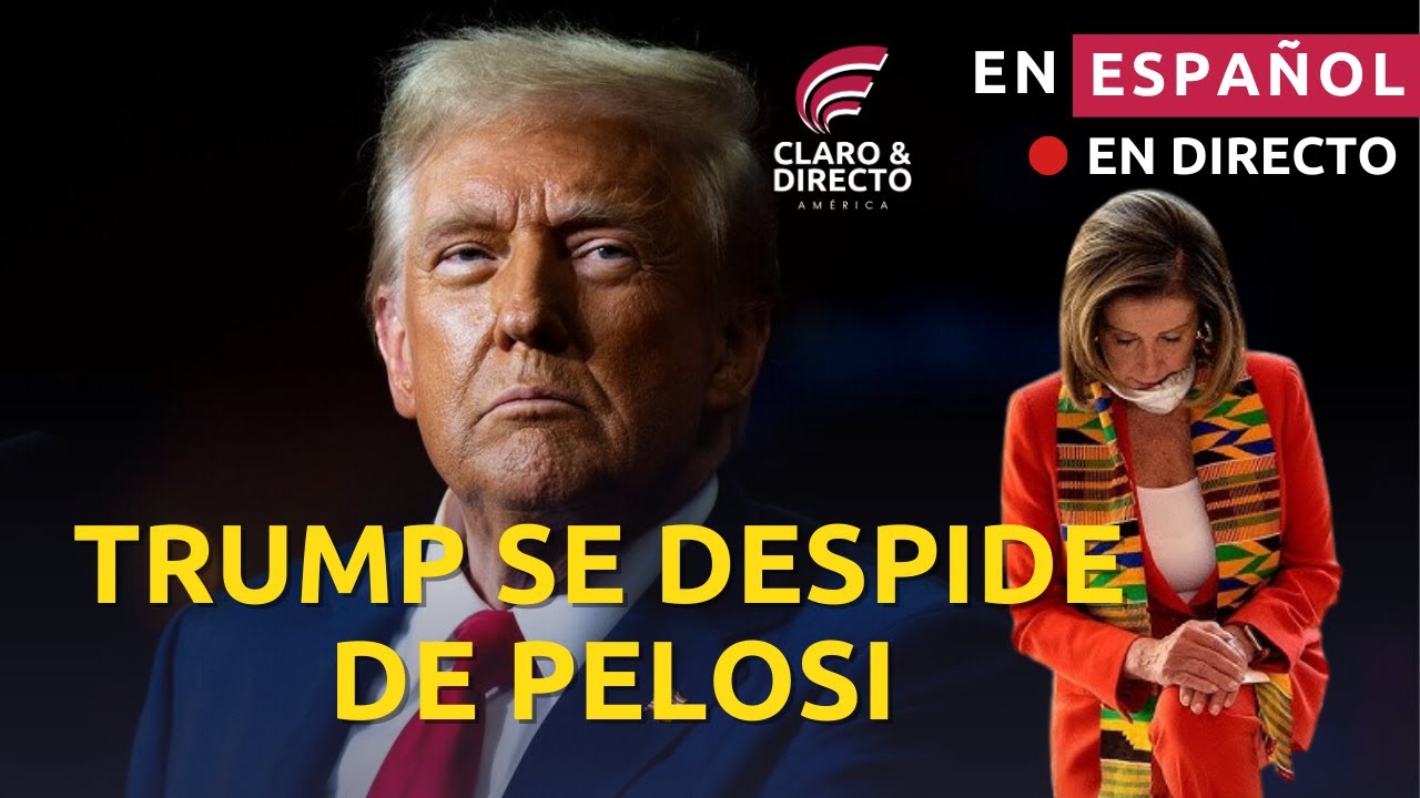 EN ESPAÑOL:TRUMP CELEBRA EL RETIRO DE LA "MALVADA" NANCY PELOSI/RECIBEN A ORBÁN EN LA CASA BLANCA