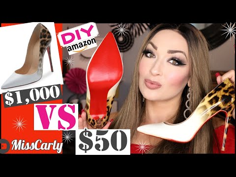 ✨DIY: How To 👠Christian Louboutin DUPES! 👠 $50 vs $1000+ 🤩