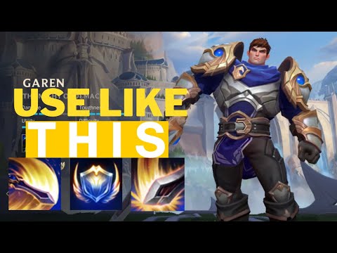 PERFECT TIMING for Abilities - Short Garen Guide |  Wild rift