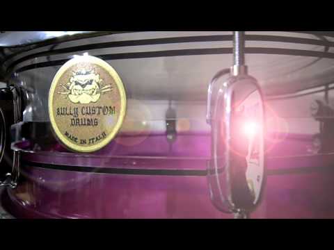 Bully Custom Drums mod. "Big Bubble" snare drum 14"x6" sound test
