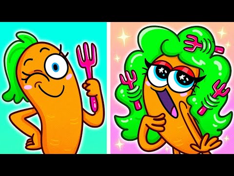 LONG HAIR STRUGGLES! 😱 Funny Girl Problems & Epic Fails 💇‍♀️ by Avocado Couple
