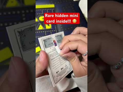 I found a HIDDEN MINI CARD inside this rare RIP CARD! 😳 #shorts
