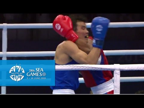 Boxing (Day 3) Men's Lightweight (60kg) Semifinals Bout 56 | 28th SEA Games Singapore 2015