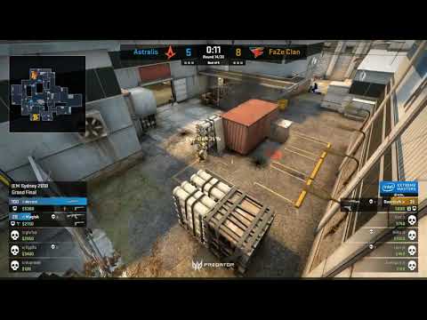 FaZe GuardiaN insane 1v2 clutch against Astralis (IEM Sydney 2018)