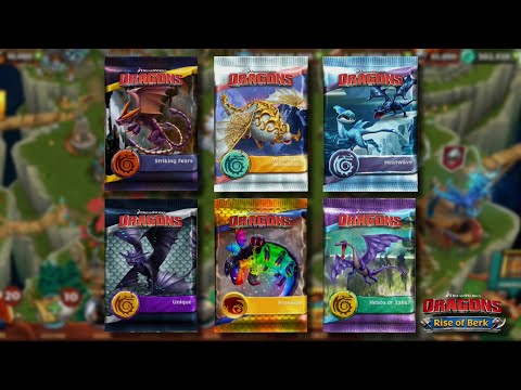 Opening 80+ Premium Pack, Part 3 - Dragons : Rise Of Berk