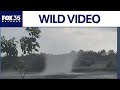 Waterspout Forms Off Orange County Neighborhood Pond