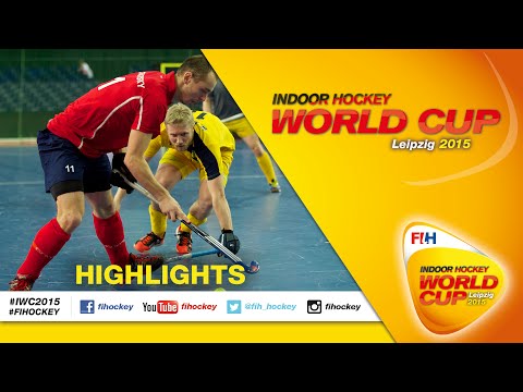 Sweden vs Russia - Highlights Men's Indoor Hockey World Cup 2015 Germany 5th/6th Playoff