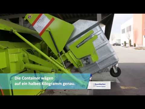 Presscontainer mit integrierter Waage