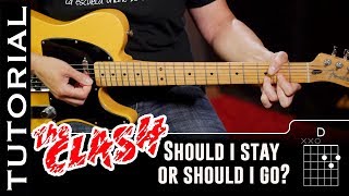 Cómo tocar (Stranger Things) THE CLASH - Should I Stay Or Should I Go en guitarra