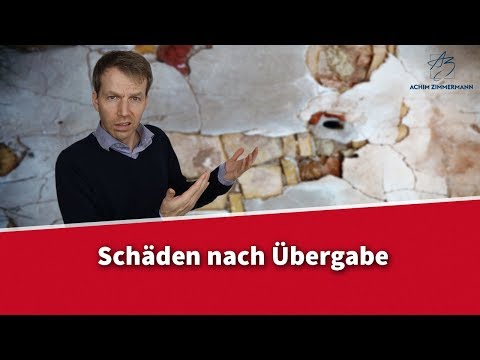 Vermieter entdeckt nach Auszug noch Schäden - Was jetzt? | Rechtsanwalt Dr. Achim Zimmermann