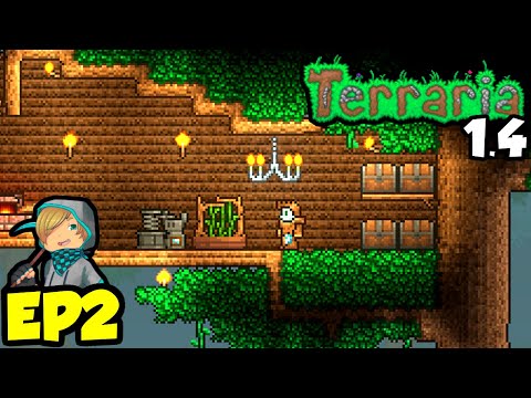 Let's Play Terraria Episode 2 (New 1.4 Update)