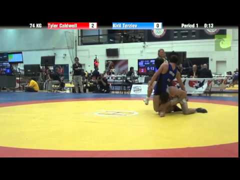 74 KG QF - Tyler Caldwell (Sunkist Kids) vs. Kiril Terziev (Bulgaria)