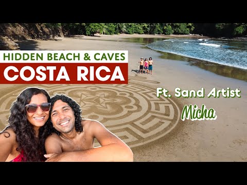Hidden Beach in Costa Rica | Playa Arco, Uvita | ft. Sand Artist Micha | Costa Rica Travel