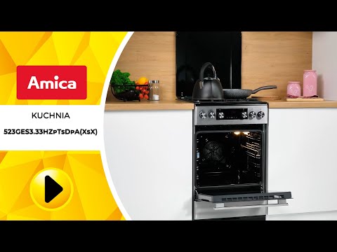 Kuchnia Amica 523GES3.33HZpTsDpA(XsX) | Wideoprezentacja