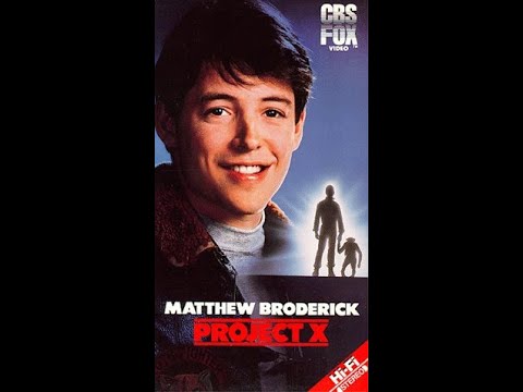 Project X 1987 Movie Trailer Matthew Broderick Helen Hunt
