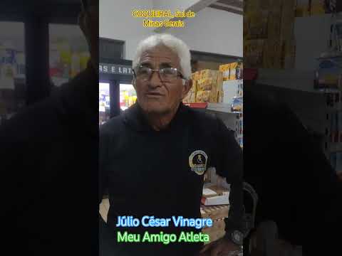 Júlio César Vinagre, nosso Amigo Atleta em Coqueiral no Sul de Minas Gerais
