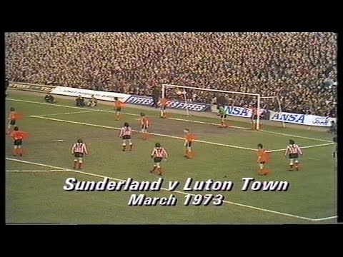 Sunderland 2 Luton 0 1973