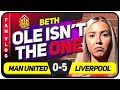 SOLSKJAER AIN'T THE ONE! Manchester United 0-5 Liverpool | BETH'S FAN VLOG