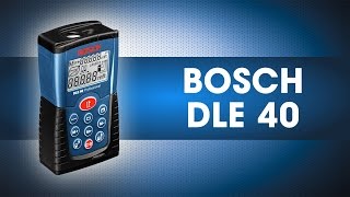 Bosch DLE 40 - відео 3
