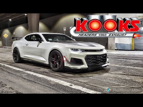 2020 Camaro ZL1 1LE LT4 Kooks Long Tube Headers Install *Jet Hot High Performance Coated*