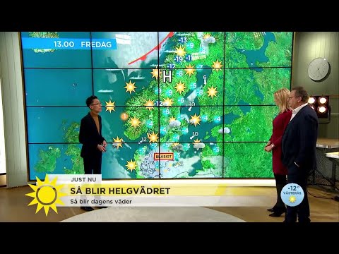 Väderspecial: Så blir helgen - Nyhetsmorgon (TV4)