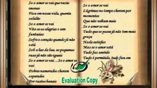 Roberto Carlos-SE O AMOR SE VAI