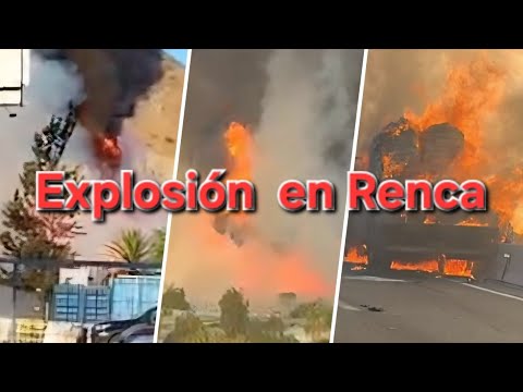 🚨💥 Explosión en Renca, Santiago de Chile 🇨🇱 | Impactantes imágenes y última hora 🔥