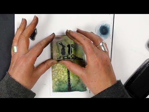 Three hares and a Fairy Toadstool - A Lavinia Stamps Tutorial