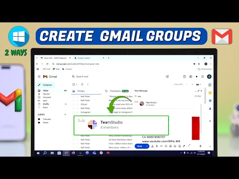 Create a Group Email on Gmail! [How to Make]