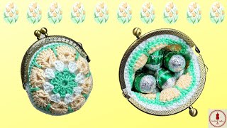 🌺👛👛ORIGINAL POUR VOS CADEAUX ! Pour les petits et les grands : porte-monnaie crochet