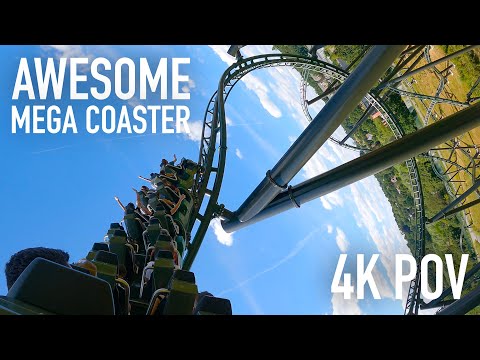 Kondaa Back Row POV Walibi Belgium Intamin Mega Coaster