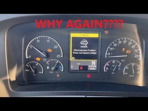 2020-2023 Freightliner Cascadia Parked Regenerationsanweisungen. DPF-Regeneration