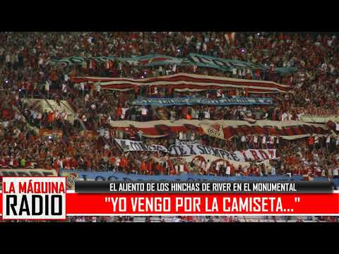 ""YO VENGO POR LA CAMISETA..." (EL ALIENTO DE LOS HINCHAS DE RIVER ANTE SAN LORENZO)" Barra: Los Borrachos del Tablón • Club: River Plate