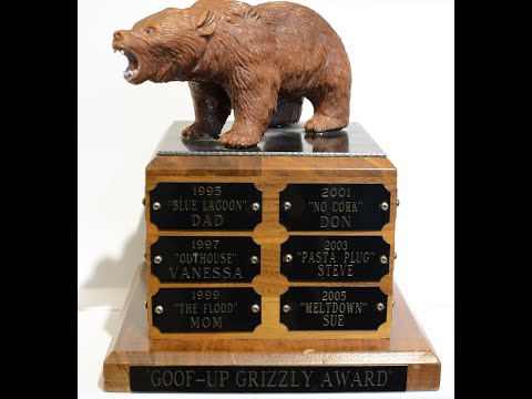 Goof-up Grizzly Award 1995 to 2023