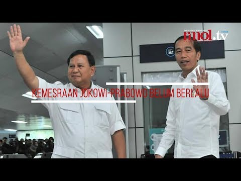 Kemesraan Jokowi-Prabowo Belum Berlalu