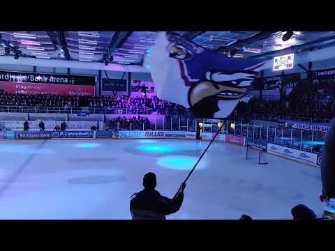 Optakten til kampen med Frederikshavn White hawks mod Aalborg pirates