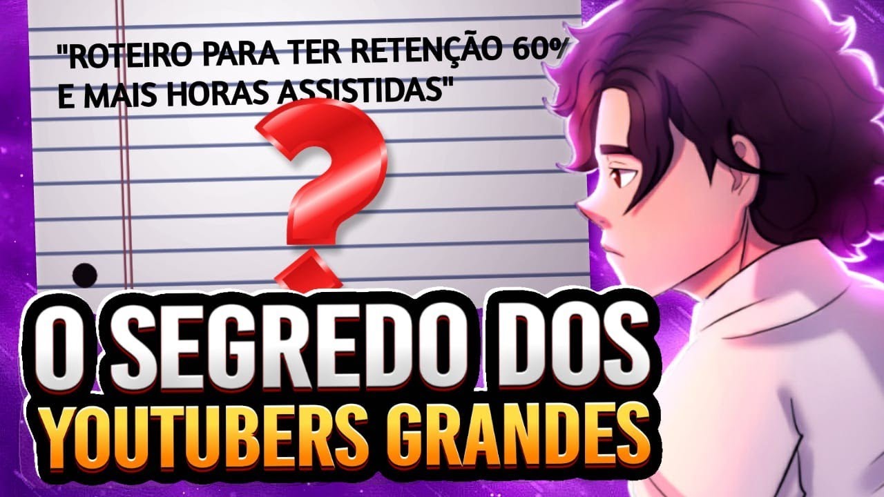 COMO FAZER ROTEIRO PARA VIDEOS NO YOUTUBE! (Serve para QUALQUER CANAL EM 2023!) 🔥
