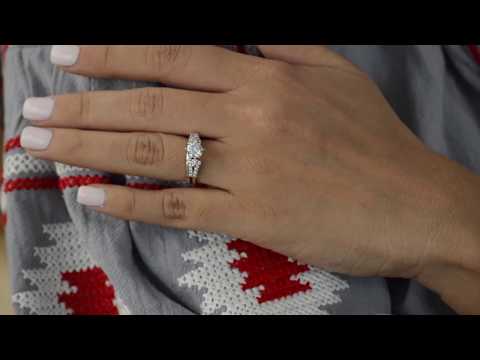 0.5 Ct. Double Row Ring Wrap - TwoBirch TB-WRAP-0051-WG-H