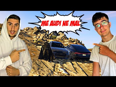 LEONARDO DHE DANJELI ME AUDI NE MAJE TE MALIT !!!