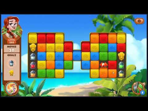 Lost Island Blast Adventure Level 282 - NO BOOSTERS 🏝️ | SKILLGAMING ✔️