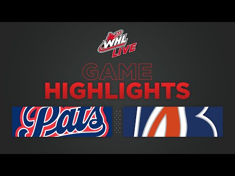 WHL Highlights: Pats (3) at Blazers (9) - November 30, 2022