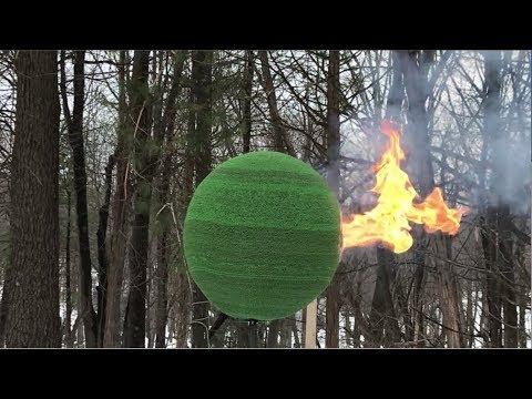 Guy Makes A Huge Sphere Out Of Matches And Then Sets It On Fire Because The Internet Is Awesome Sometimes
