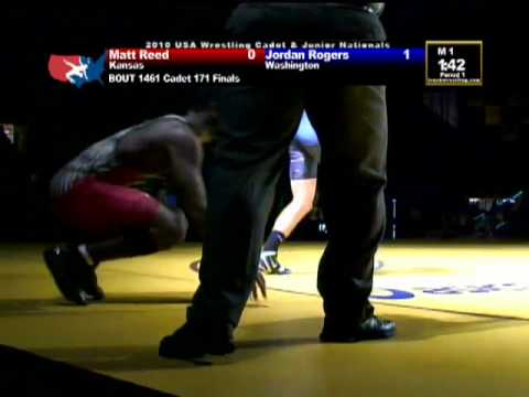 Cadet Greco-Roman Finals 171 pounds - Jordan Rogers vs. Matt Reed