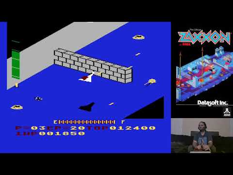 The Pulse Rifle Plays - Zaxxon (Atari 800 via MiSTer)