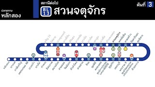 เสียงประกาศเชื่อมต่อ MRT สายสีน้ำเงิน ในอนาคต |  MRT Blue Line Future Interchange Annoucement