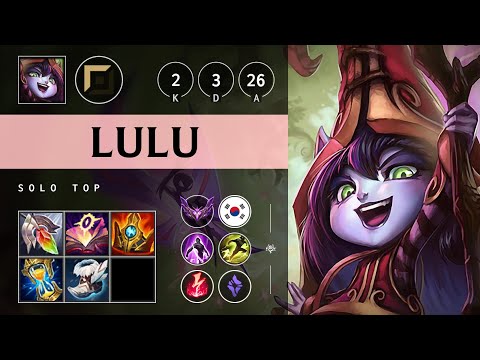 Lulu Top vs Jayce - KR Master Patch 25.06