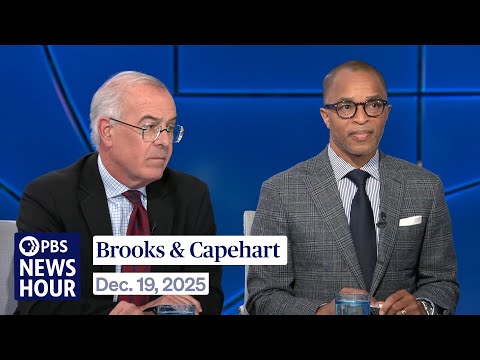David Brooks tells the ‘PBS NewsHour’ that he didn’t know Jeffrey